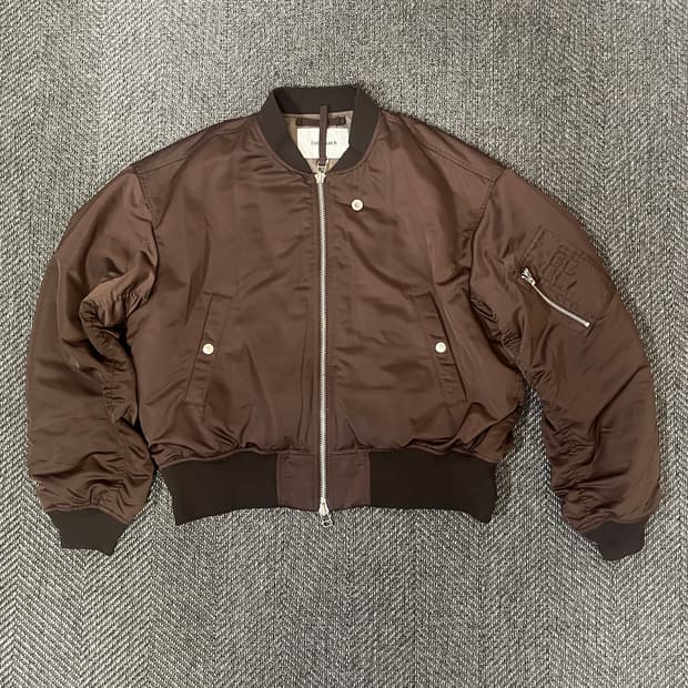 토니웩 MA-1 블루종 자켓 브라운 L(50)