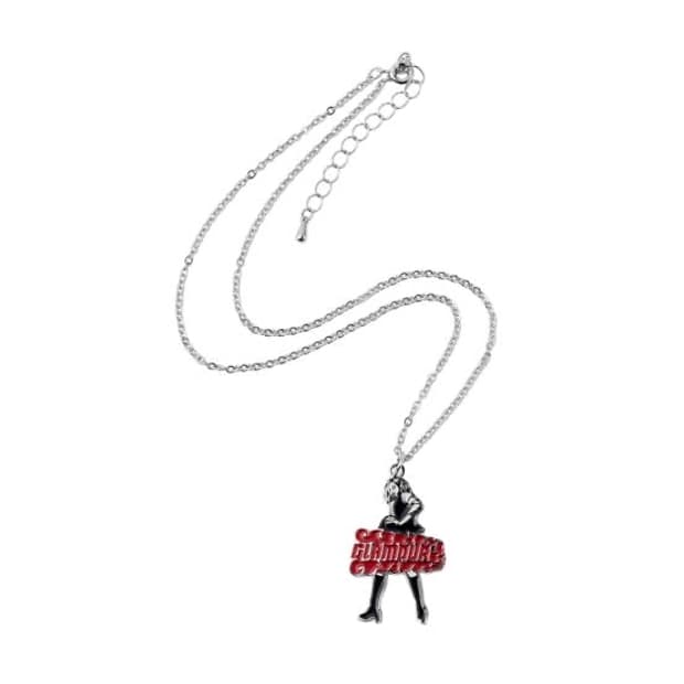 히스테릭 글래머 빅슨 걸 네클리스 실버