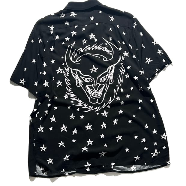 Supreme 18ss Devil Rayon Shirt 