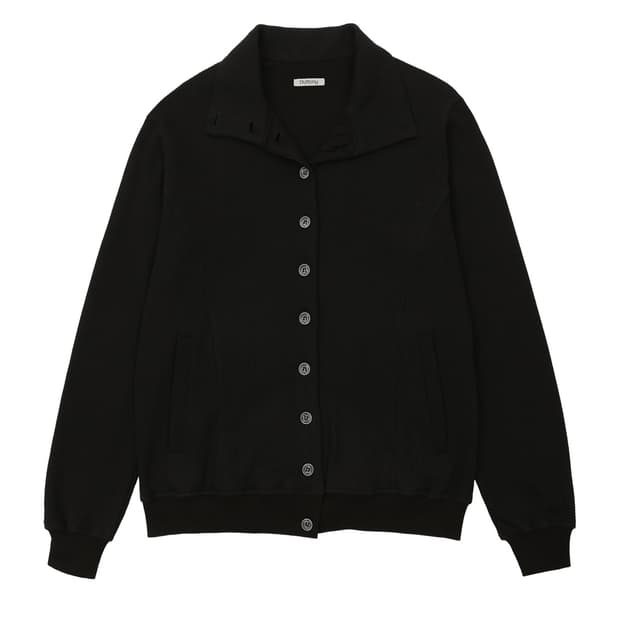 BUTTONY BUTTON WAFFLE ZIP-UP