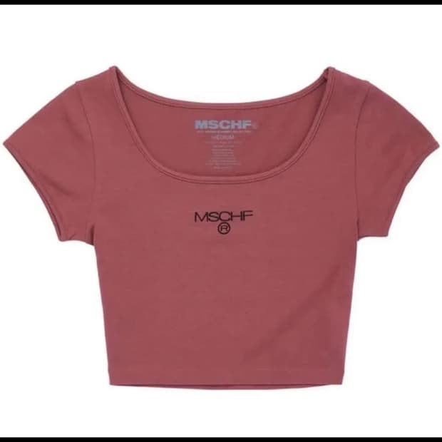 미스치프 피티드 베이직 티 - 2color 인디핑크,그린