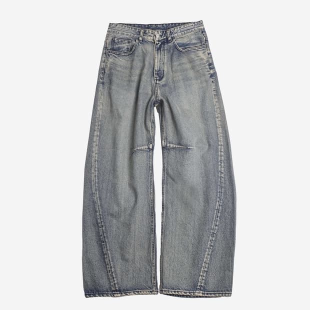 (2) 999휴머니티 커브드 헤리티지 데님 빈티지 블루
