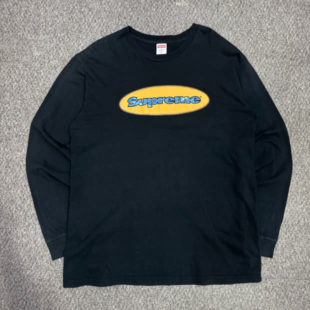 18aw 슈프림 리플 롱슬리브