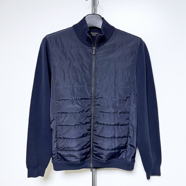 MASSIMO DUTTI(마시모두띠) / 퀼티드 니트 패딩 집업 가디건