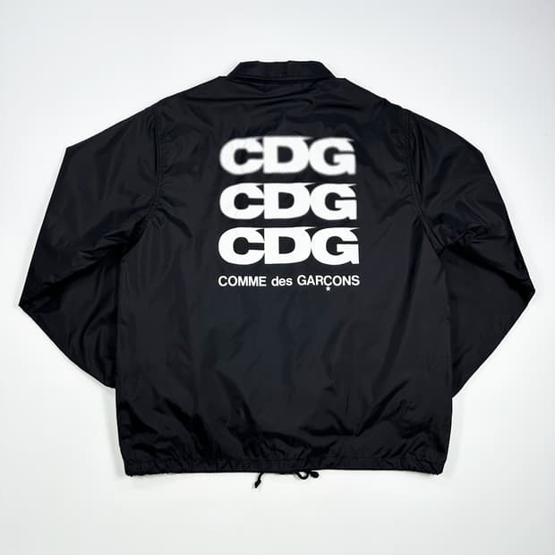꼼데가르송 CDG x 굿디자인샵 나일론 코치자켓 블랙 M