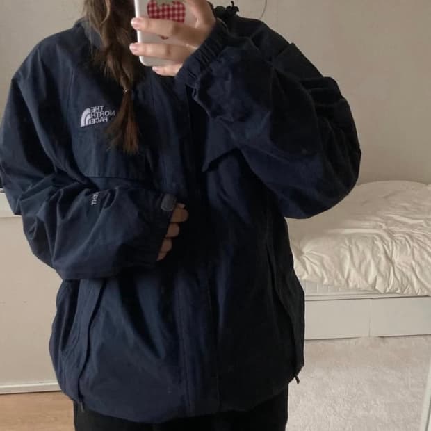 노스페이스 바람막이 L