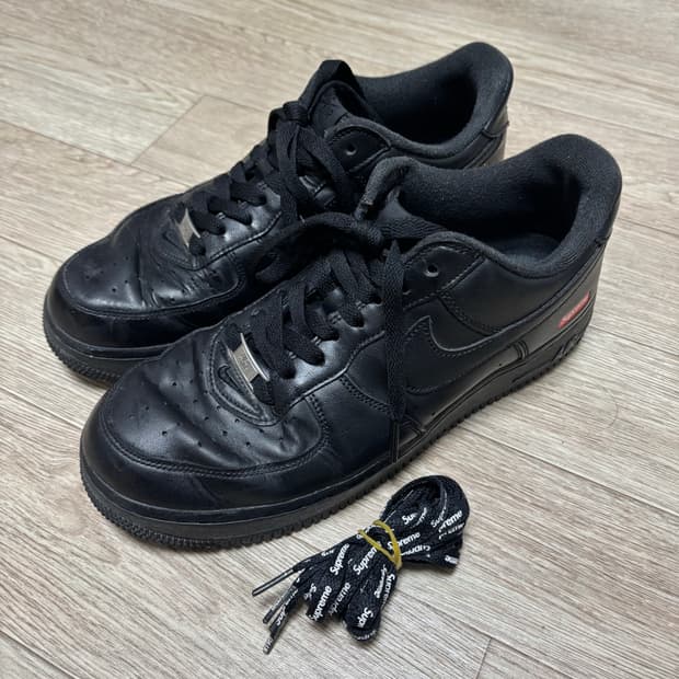 슈프림 에어포스 블랙 275