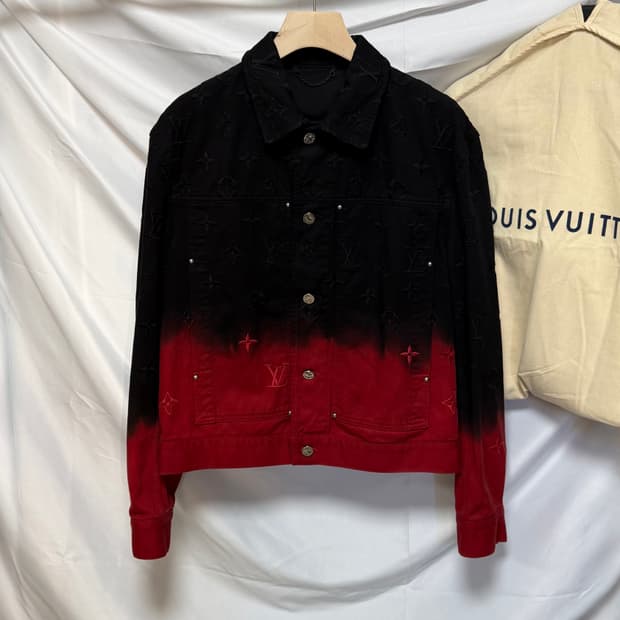 [S+급/50] 24FW 루이비통 엠브로이더드 블루종 모노그램 자켓