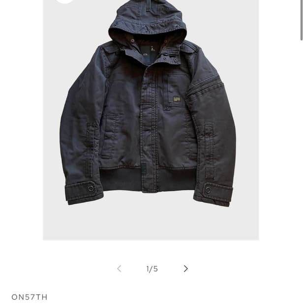 지스타 로우 POLAIR HOODED JKT