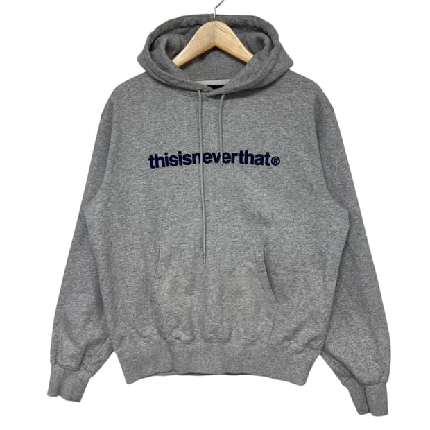 디스이즈네버댓 자수로고 후드티