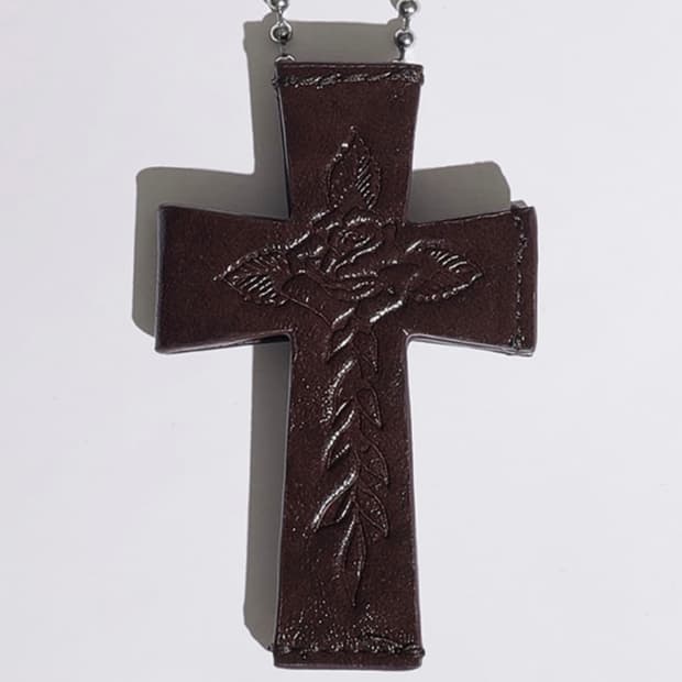 스컬프터 브라운 지갑