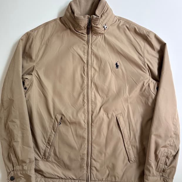 Polo 폴로 랄프로렌 베이지컬러 후드내장 봄버 자켓