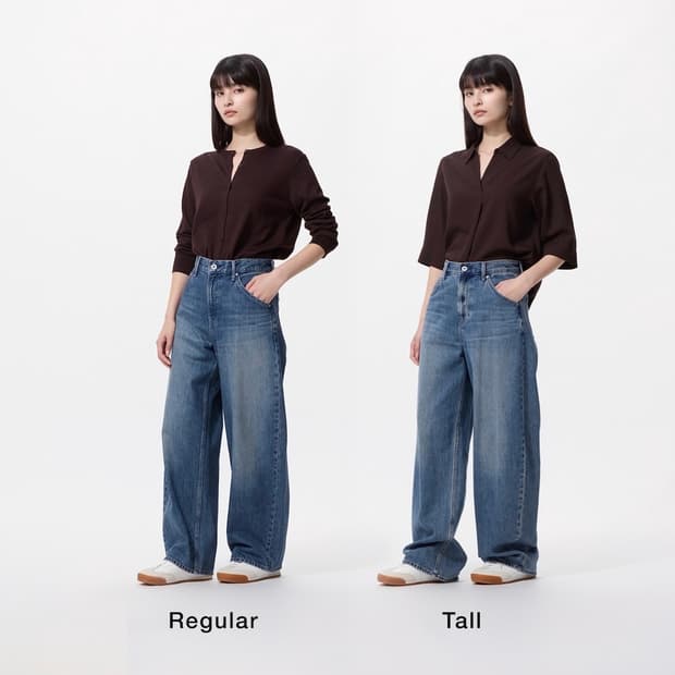 유니클로 배기커브진 24