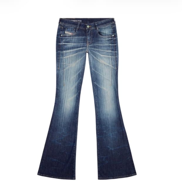 (W) 디젤 D-에비 부츠컷 앤 플레어 진 1969 09i03 다크 블루