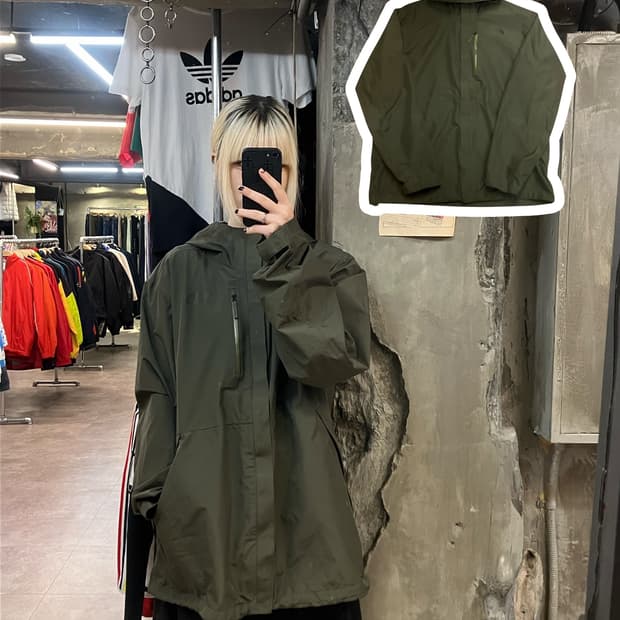 노스페이스 점퍼 카키 XL  #csz1999 