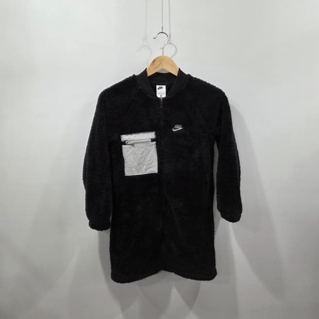 나이키 걸즈 롱 플리스 자켓 S