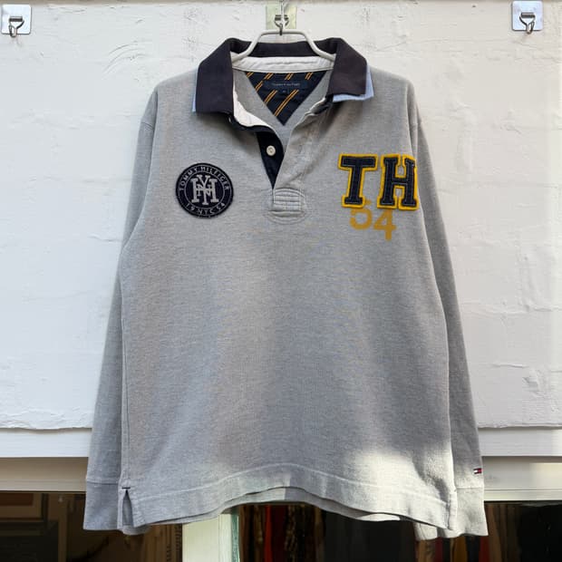Tommy Hilfiger 타미힐피거 올드스쿨 럭비셔츠 M