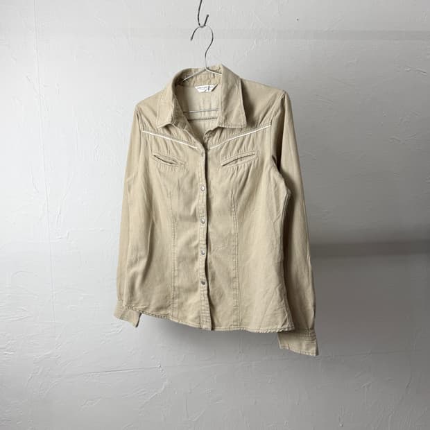 Slow Life 웨스턴 셔츠