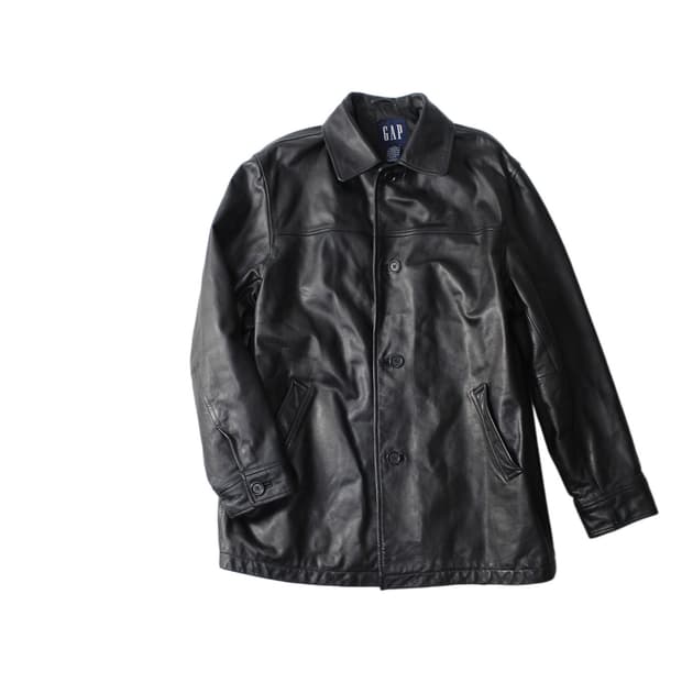 1990s OLD GAP 갭 쿠니치노무라 카우레더 카코트