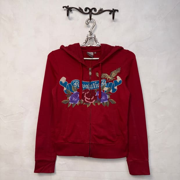 DOHC oriental oldschool embroid 후드집업 