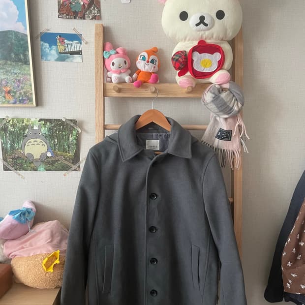 모리걸 빈티지 도쿄모리 그레이 숏코트 🩶🩶