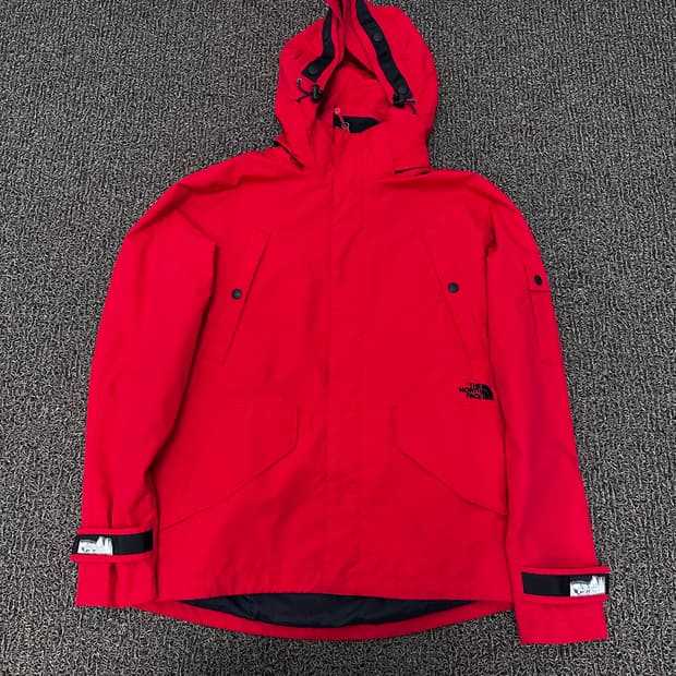 노스페이스 화이트라벨 바람막이 자켓 레드 95(M)