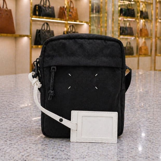 [A급] 메종 마르지엘라 스티치 로고 캔버스 카메라백 판매합니다!!!