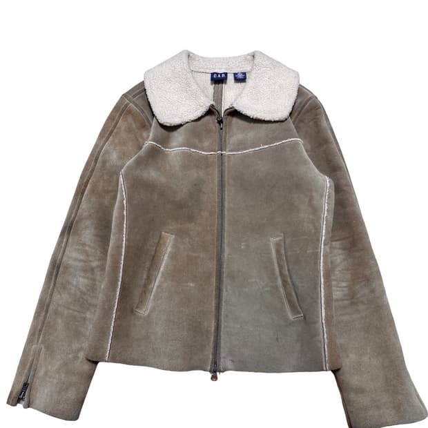 GAP 갭 스웨이드 양털 무스탕 자켓