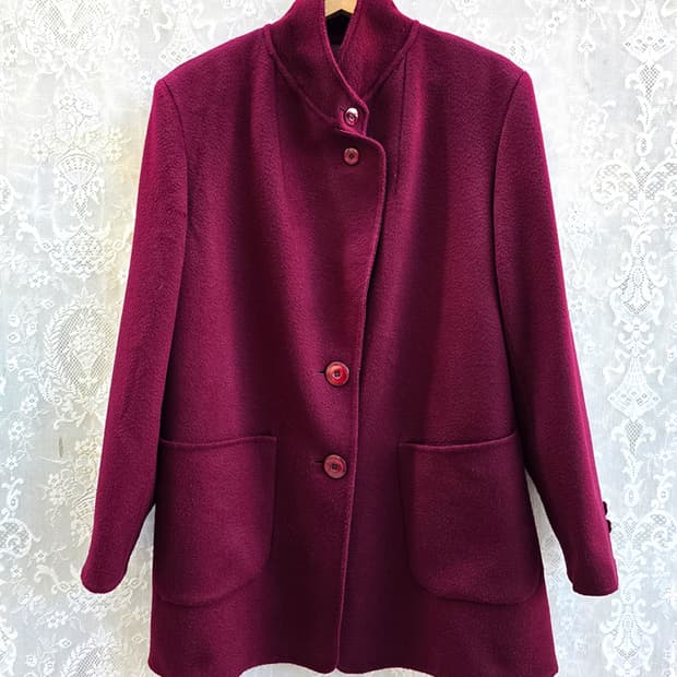 로로피아나 핸드메이드 캐시미어 100% 하프코트