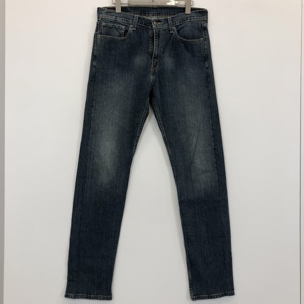 리바이스 505 블랭크탭 데님진 33 인치