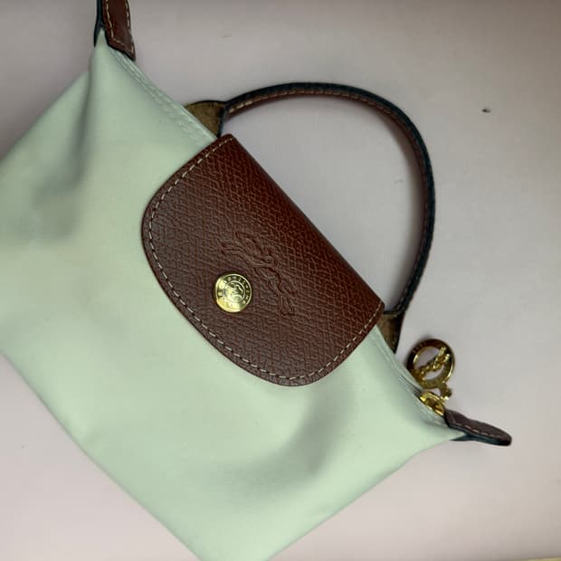 롱샴 르 플리아쥬 오리지널 핸들 파우치 페이퍼 