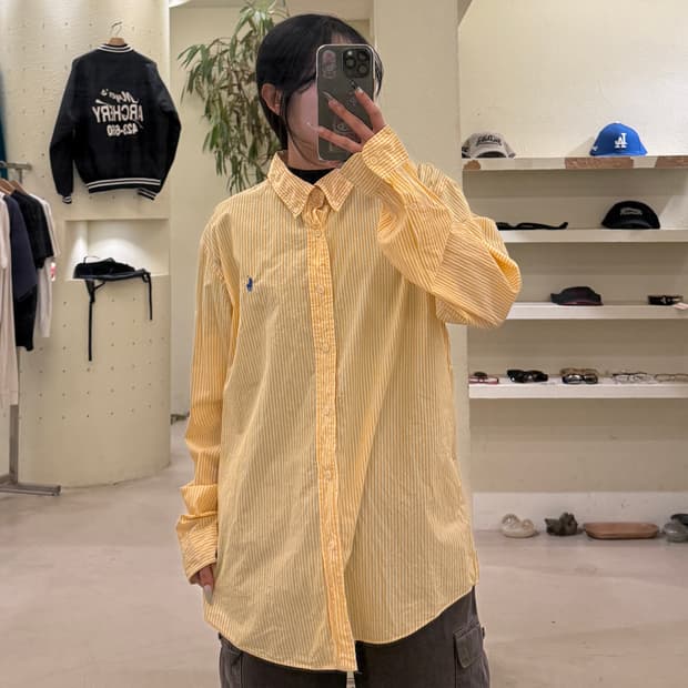 랄프 로렌 스트라이프 셔츠 U617