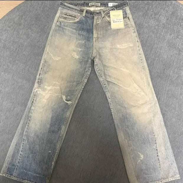 아워레가시 써드컷 디지털 프린트 데님