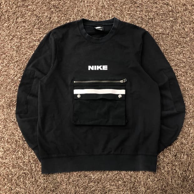 S 나이키 NSW 시티 메이드 스포츠 리플렉티브 크루넥 맨투맨