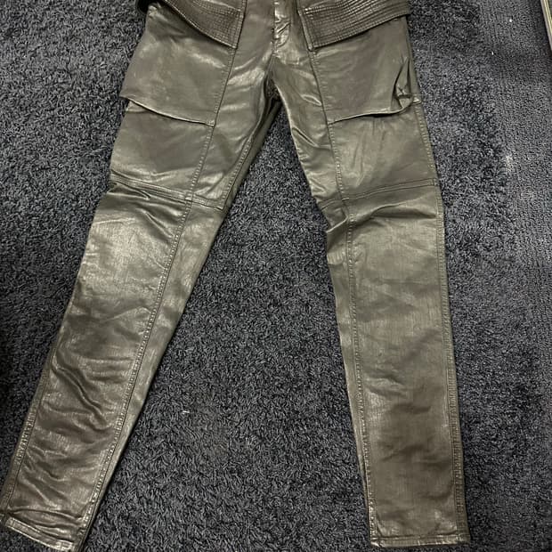 릭오웬즈 다크쉐도우 블랙왁스진