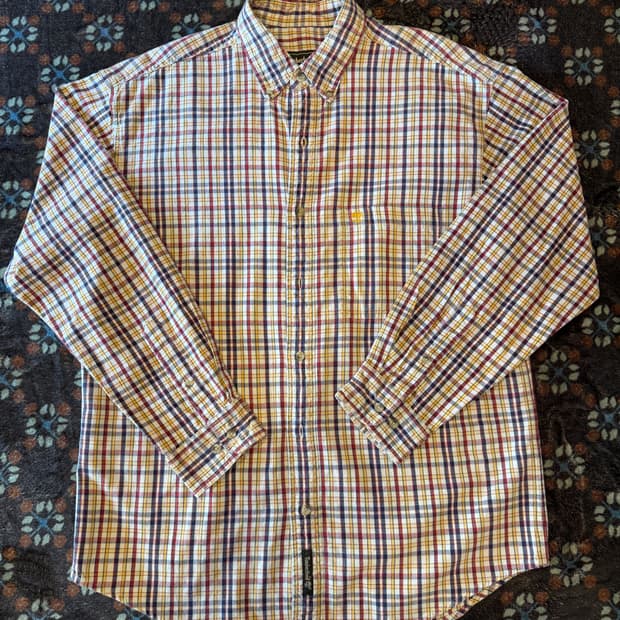 팀버랜드 체크셔츠