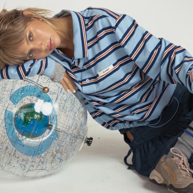 글로니 스트라이프 테리 pk 롱슬리브