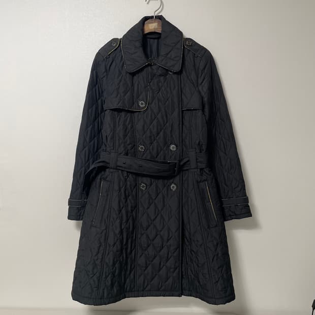 바버 퀼팅 코트 자켓 