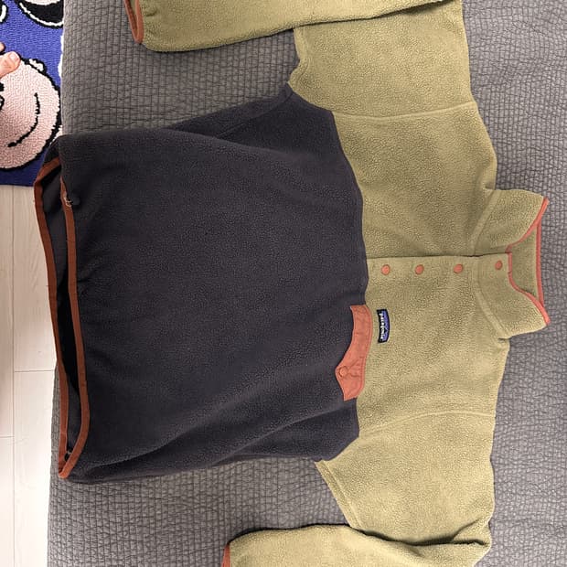 파타고니아 신칠라 카키 블랙 브라운 남자 S