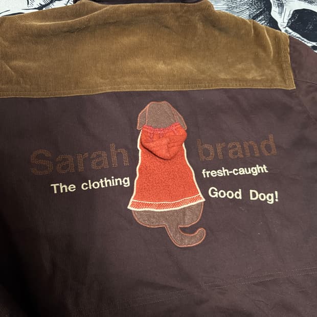 일본 빈티지 sarah brand 댕댕이 자켓 2사이즈 