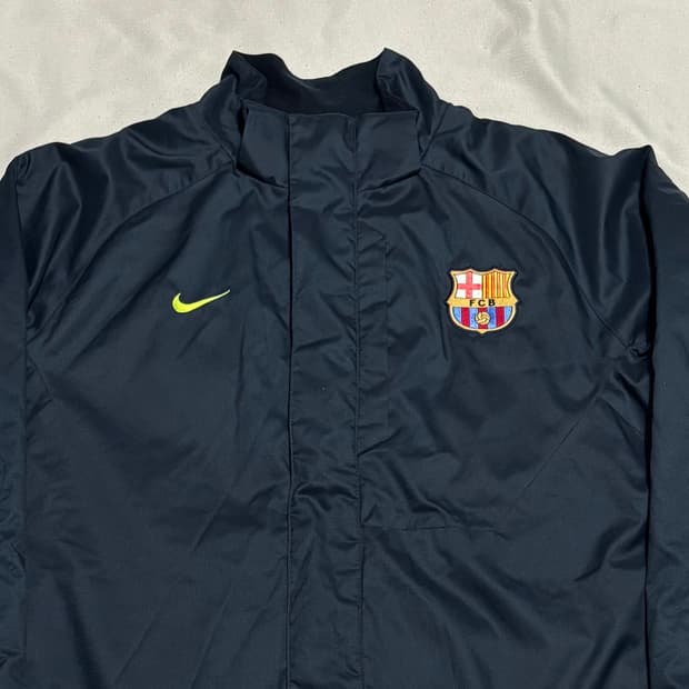 M 나이키 바르셀로나 네이비 나일론 점퍼
