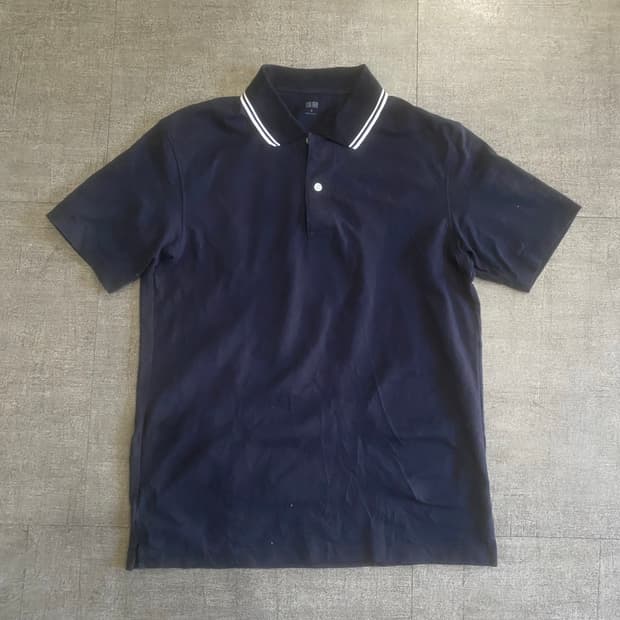 Uniqlo 유니클로 올드스쿨아메카지 반팔카라티셔츠