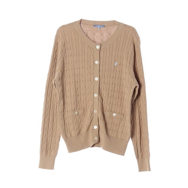 LBL 꽈배기 가디건 M