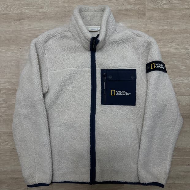 내셔널지오그래픽 포켓 후리스 점퍼
