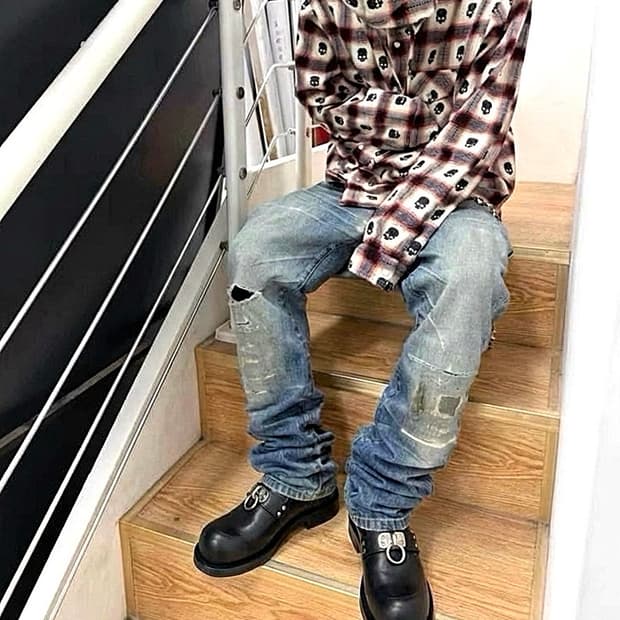 [280] 마틴 로즈 25ss 링 레더 로퍼