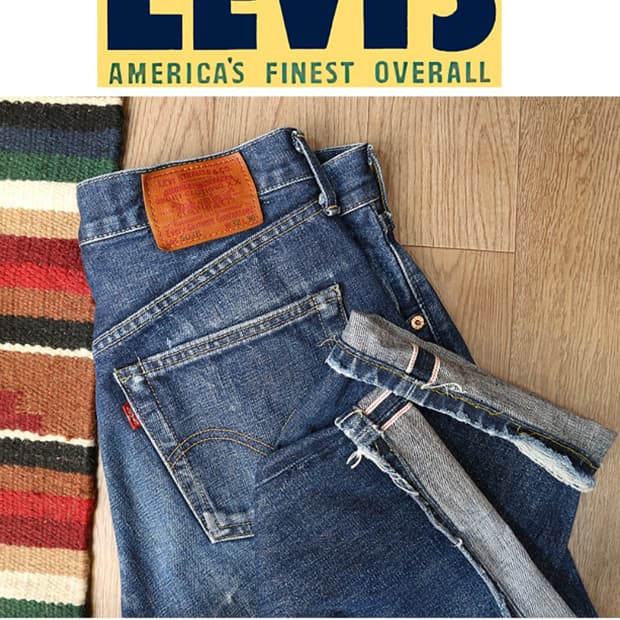 일본판 90s levis 리바이스 LVC 503BXX 빅E 셀비지 데님 