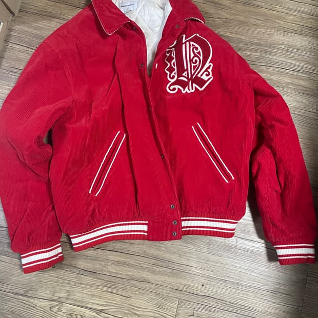 디스이즈네버댓 코듀로이 바시티 L