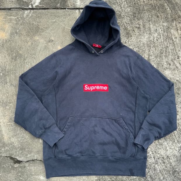 [L] 90s Supreme 슈프림 박스로고 후드티