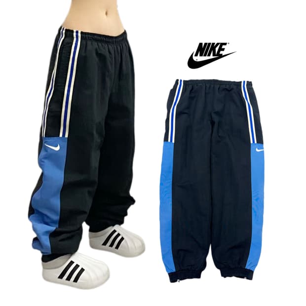 나이키 90s 스우시 올드스쿨 바람막이 트랙팬츠