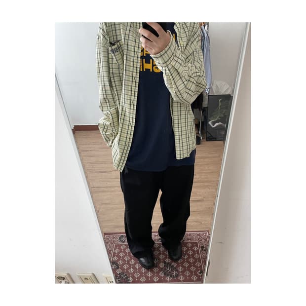 kolon sport check shirt jacket